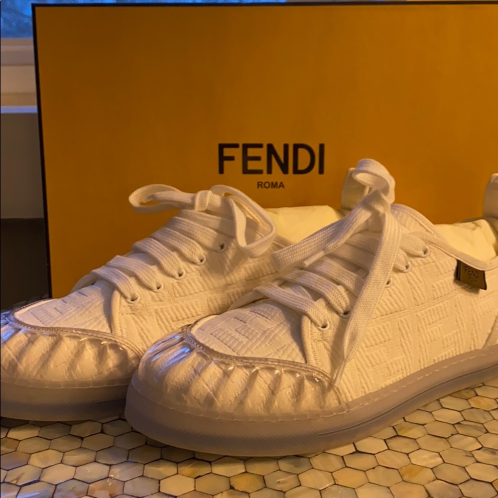 Fendi jacquard FF motif sneakers